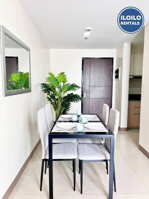 Shared Dormitory, 1 Bedroom, Accessible, Smoking | Dining room - Room-luxury 1-bedroom Stay at Saint Hono (Iloilo)