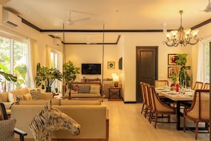Dining - Auraya Homes - A Luxury 4 BHK Villa, Private Pool, Big Terrace, Live BBQ (Bardez)