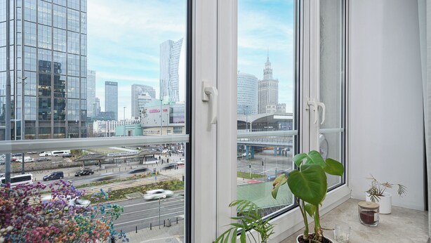 City view from property - ShortStayPoland Aleje Jerozolimskie B191 (Warsaw)