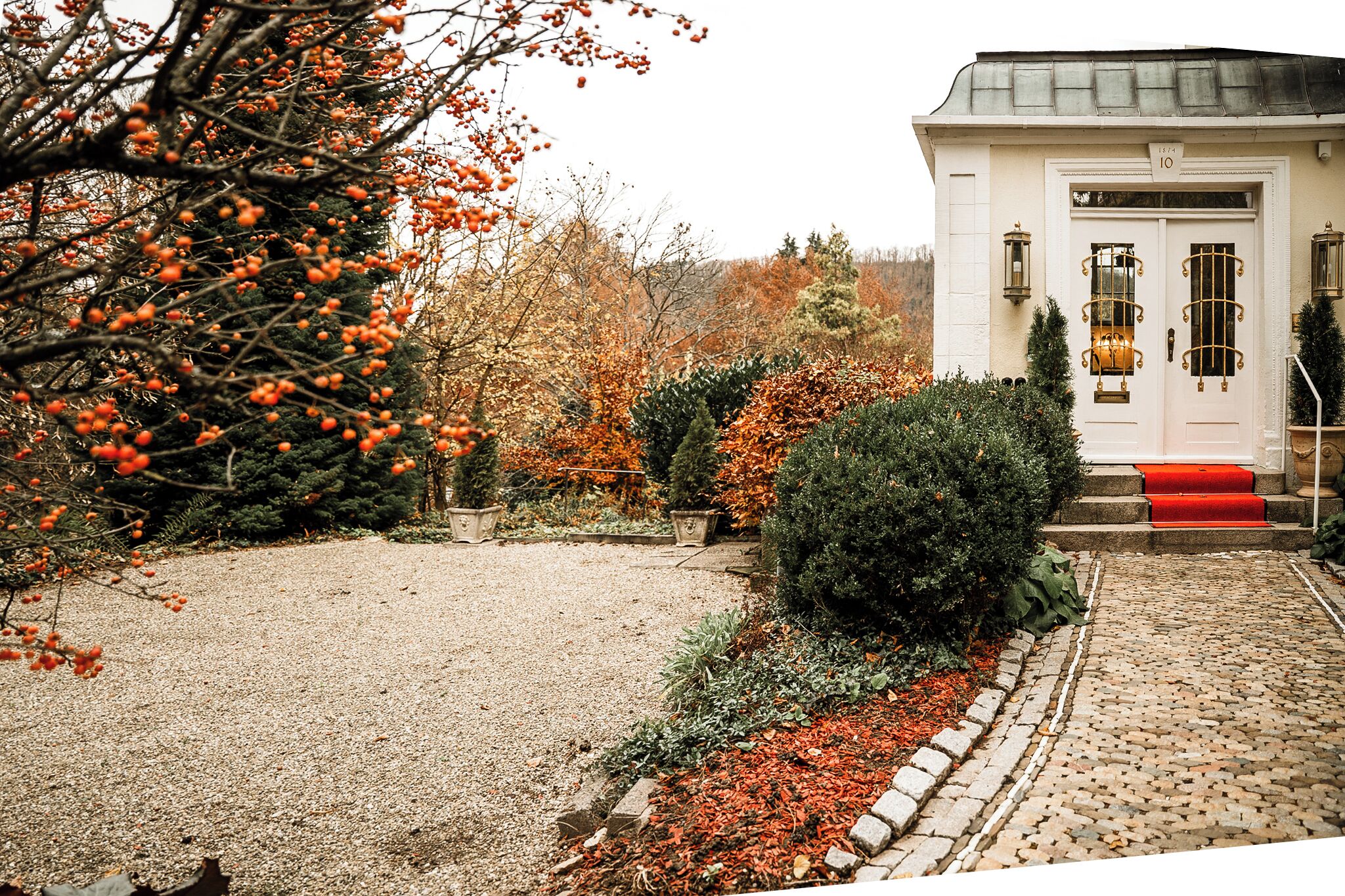 Fassade der Unterkunft