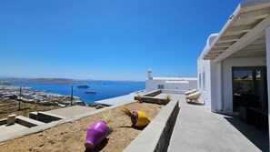 Exterior - Aether Mykonos 3BR Port View Villa (Tourlos)