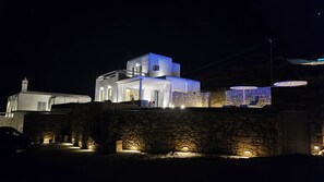 Building design - Aether Mykonos 3BR Port View Villa (Tourlos)