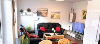 "Topaz" Meppen Single storey Carport Terrace Free WiFi 2 bedrooms Kitchen NEW