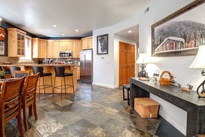 Condo, 3 Bedrooms | Private kitchen | Fridge, coffee/tea maker, toaster - Town Pointe A105 3 Bedroom Condo (Park City)