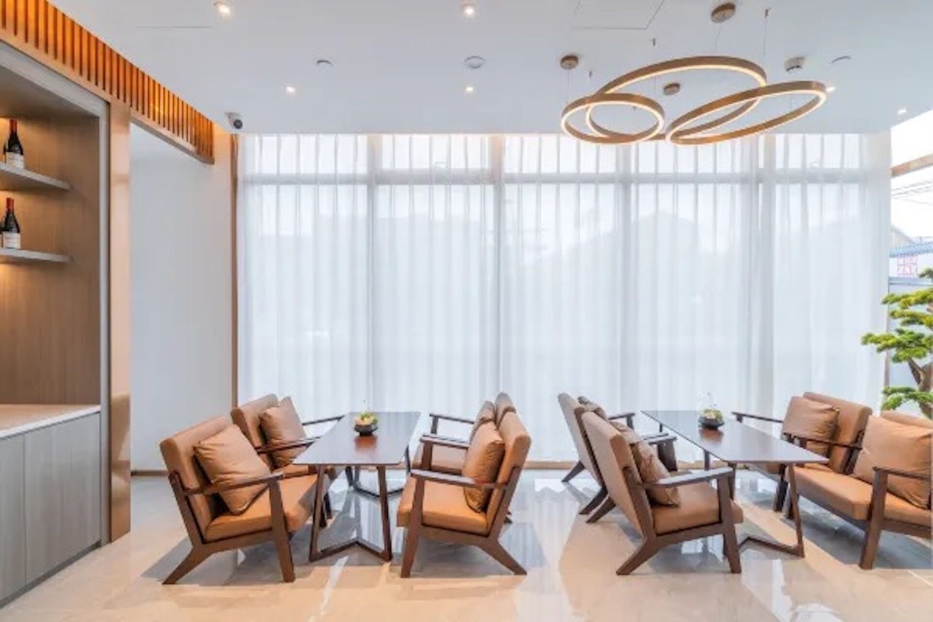 Sala de estar en el lobby