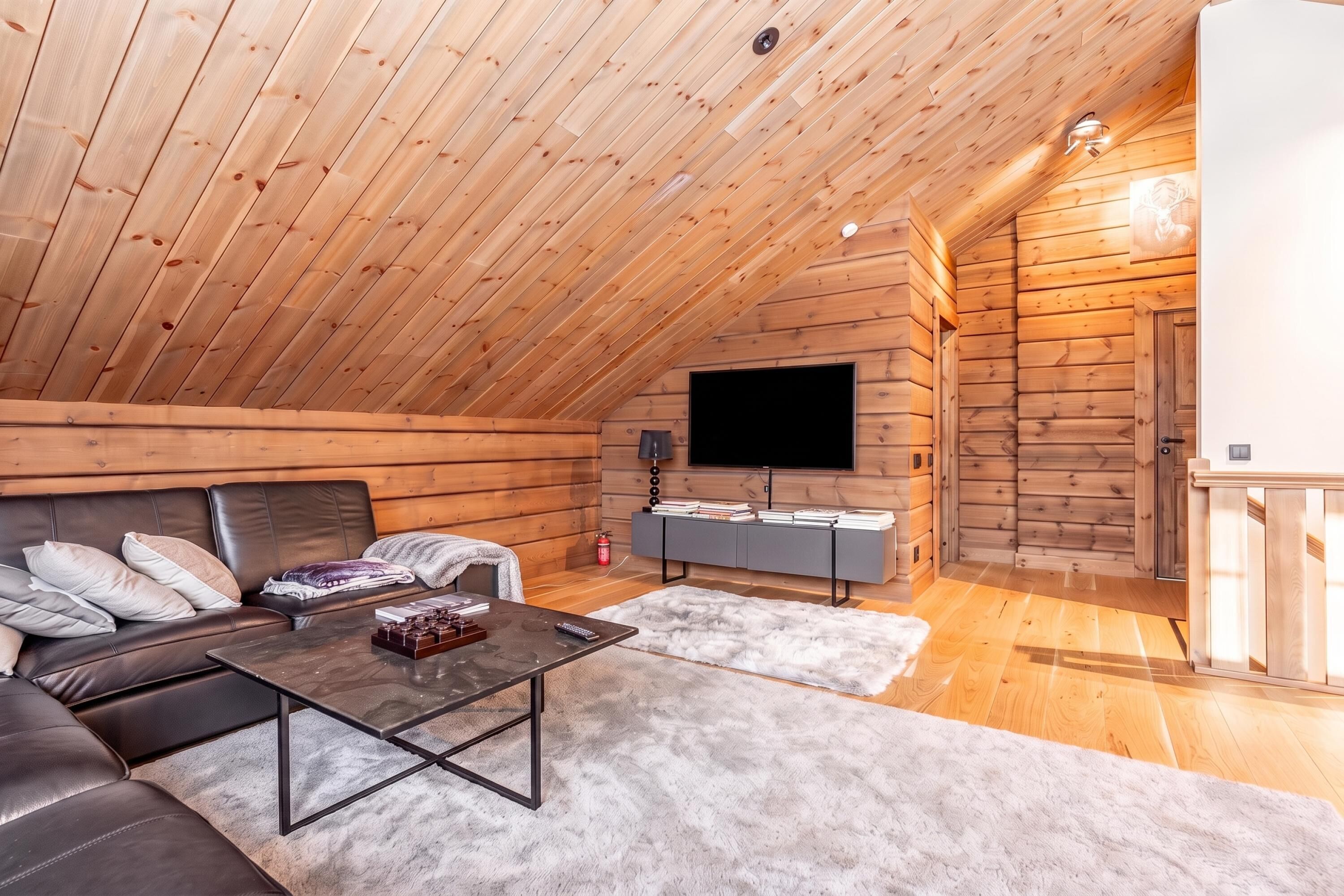 Hus – standard, 4 soverom, 2 bad (Idre Luxury Chalet Winter Haven /w) | Oppholdsområde | Smart-TV