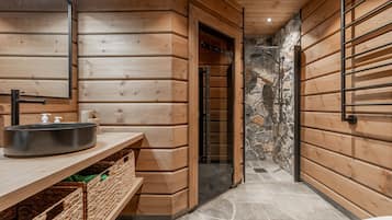 Standard-Haus, Mehrere Schlafzimmer, 2 Bäder (Winter Haven Idre) | Badezimmer | Dusche, Haartrockner, Handtücher, Seife