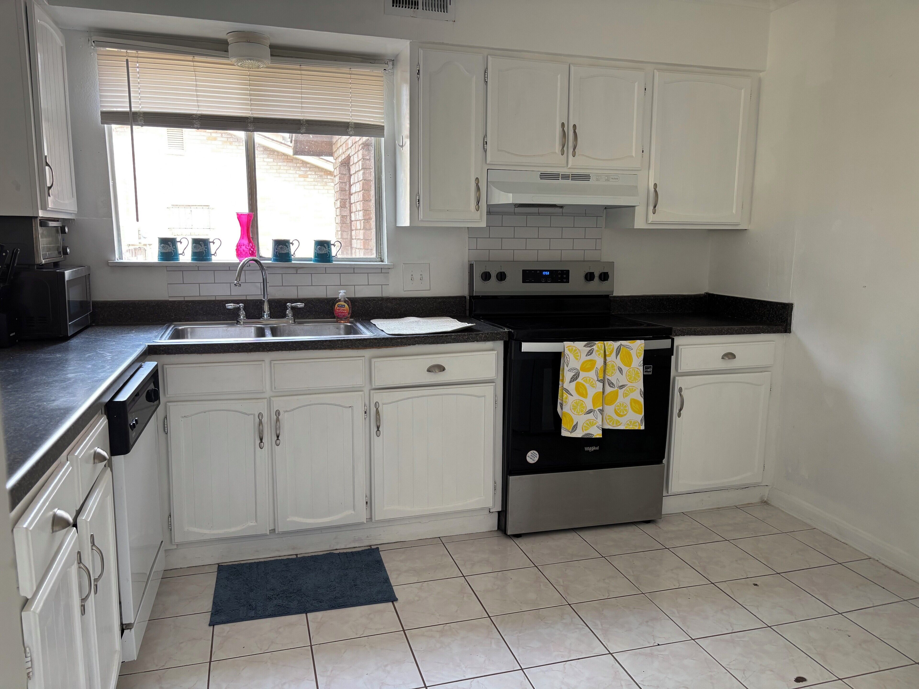 Microondas, horno, parrilla de estufa y lavavajillas 