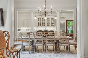 Dining - Luxury Savannah Estate w/ Heated Pool, Manicured Gardens by Lucky Savannah (Savannah)