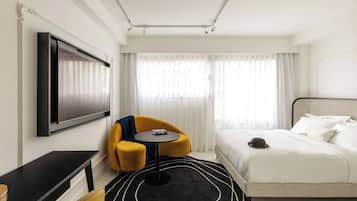 Hypo-allergenic bedding, individually decorated, individually furnished