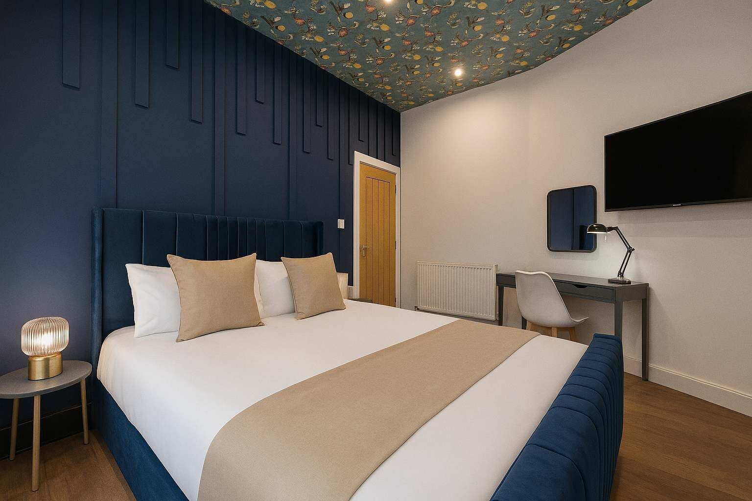 2 bedrooms, desk, iron/ironing board, WiFi