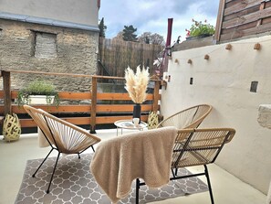 Terrace/patio - L'Atypique des Remparts (Ensisheim)