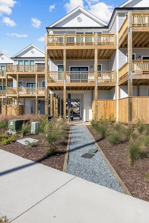 Exterior - Saltwood Haven - Ocean Views w/ Elevator, Golf Cart, & Private Beach Access (Surf City)