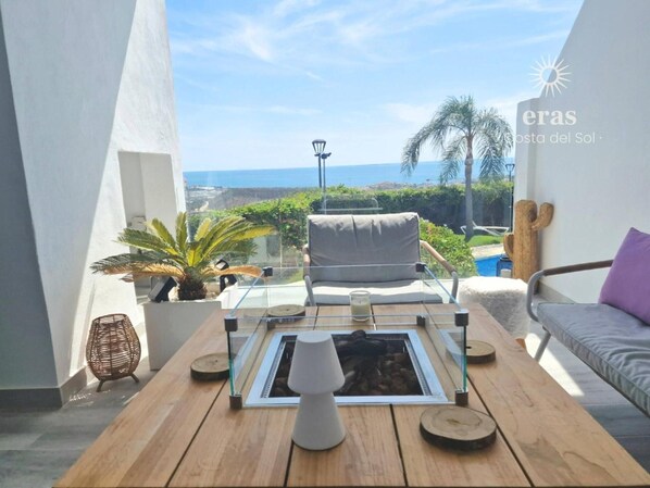 Terrace/patio - Private Jacuzzi for Romantic Getaways a221 (Mijas Costa)