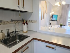 Private kitchen - Duplex Penthouse with Ocean and City Views – A114 (Mijas Costa)