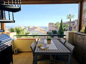 Outdoor dining - Duplex Penthouse with Ocean and City Views – A114 (Mijas Costa)