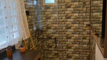 Towels, soap, toilet paper