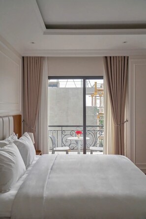 Premier Double Room, City View | View from room - LYNS HOTEL (Nhon Trach)