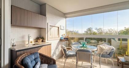 Apt w/ Grill 800m From the Beach, Jurere Sca0208