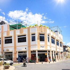 Façade de l’hébergement