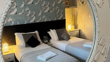 Iron/ironing board, travel cot, free WiFi, bed sheets