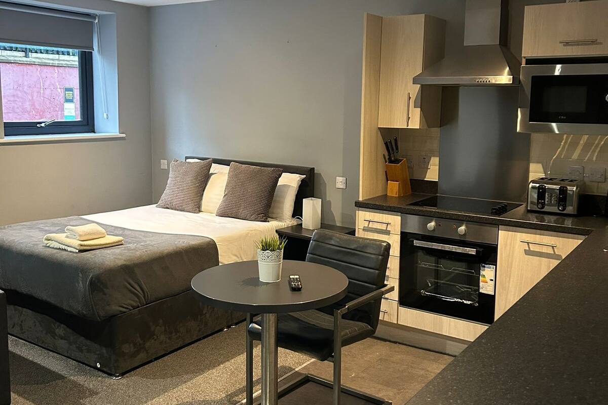 Comfort-studiolejlighed | Opholdsområde