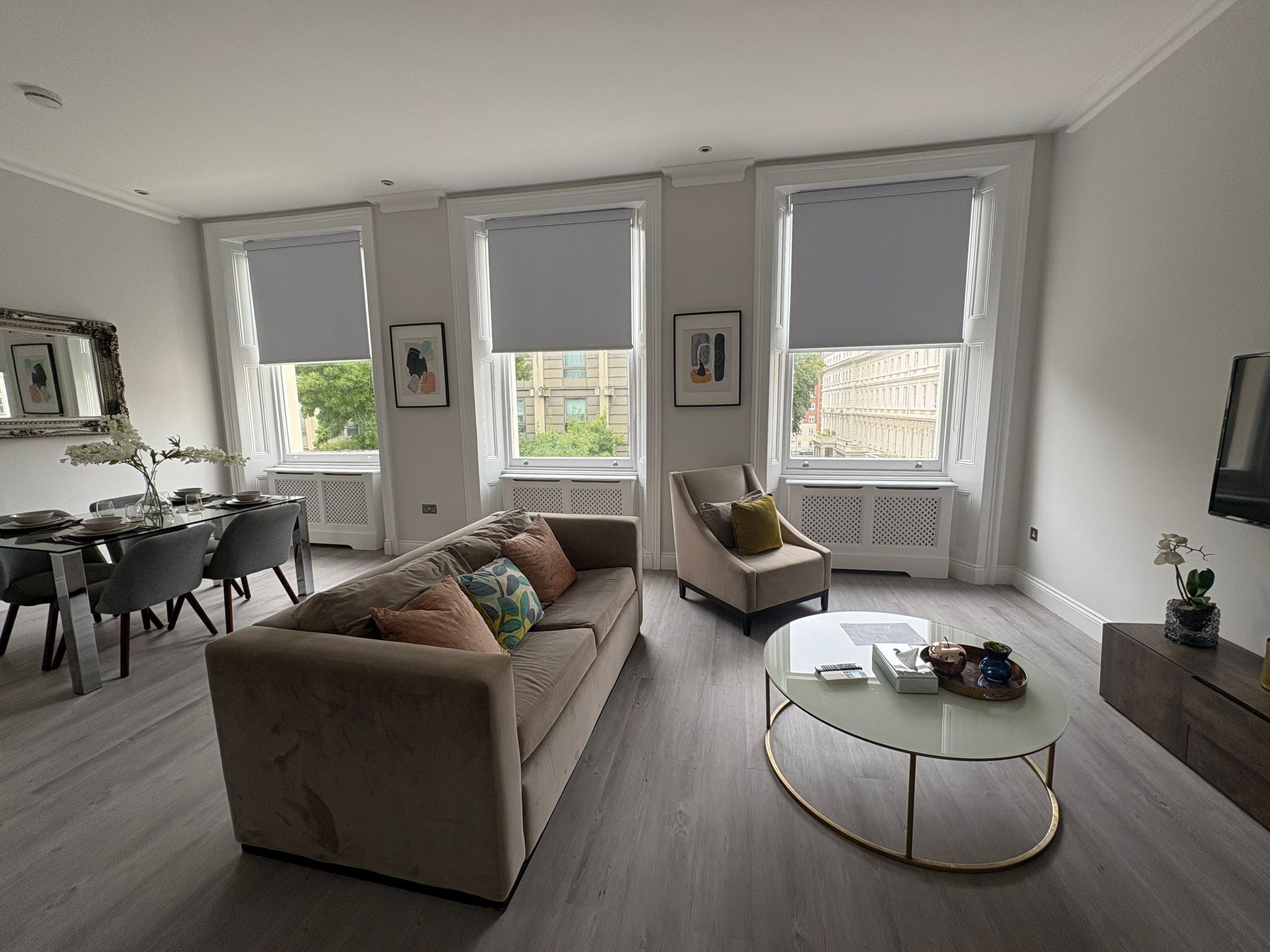 One Bedroom Apartment | Área de sala de estar