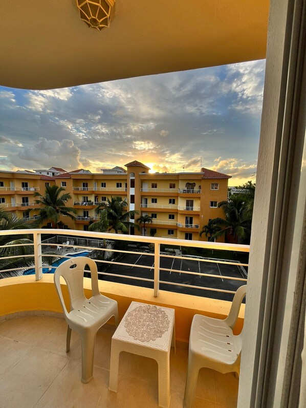 Apartment, Balcony, Pool View | Terrace/patio - Villa Sol Appartements Punta Canada (Punta Cana)