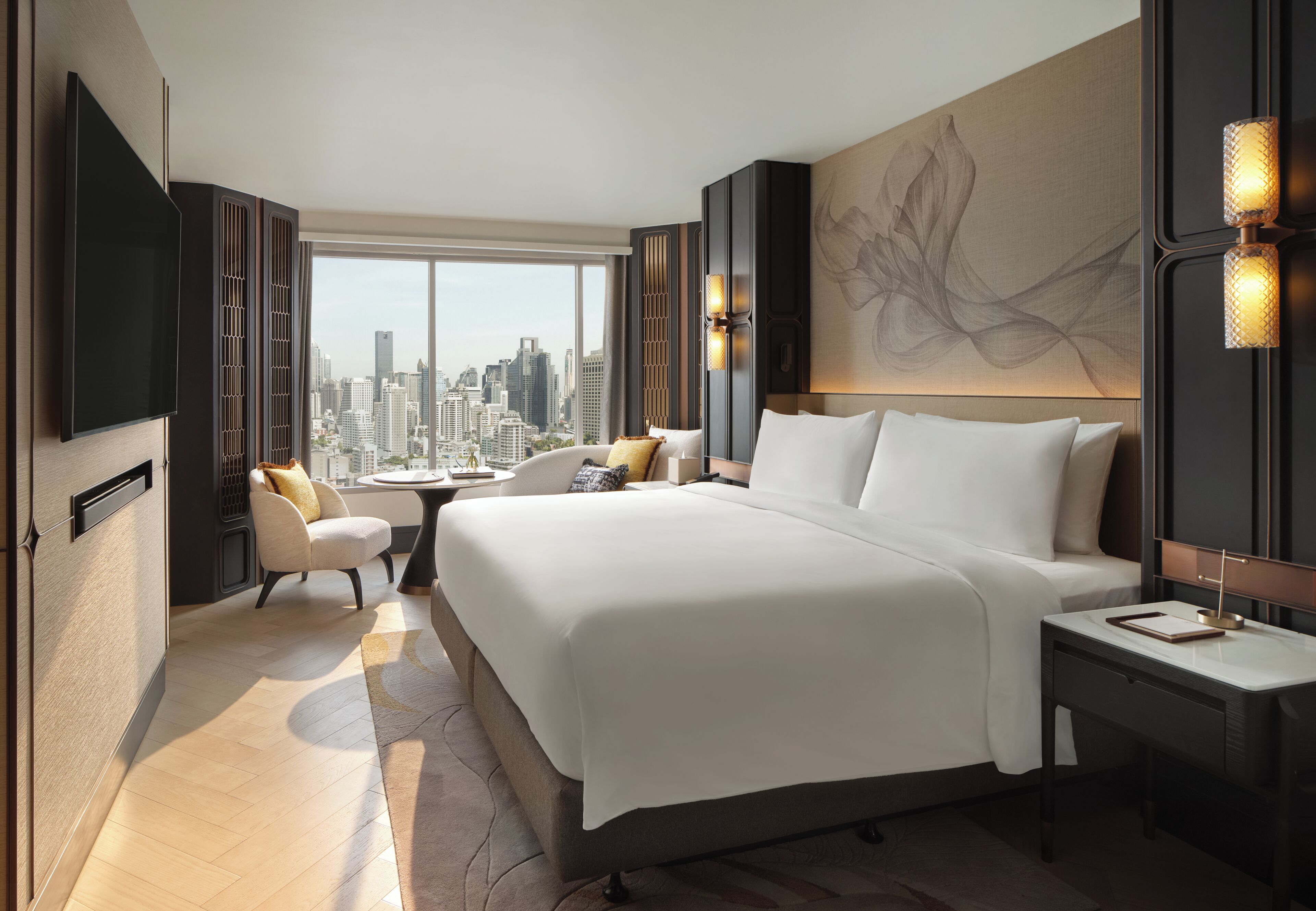 Premium bedding, down duvets, minibar, in-room safe
