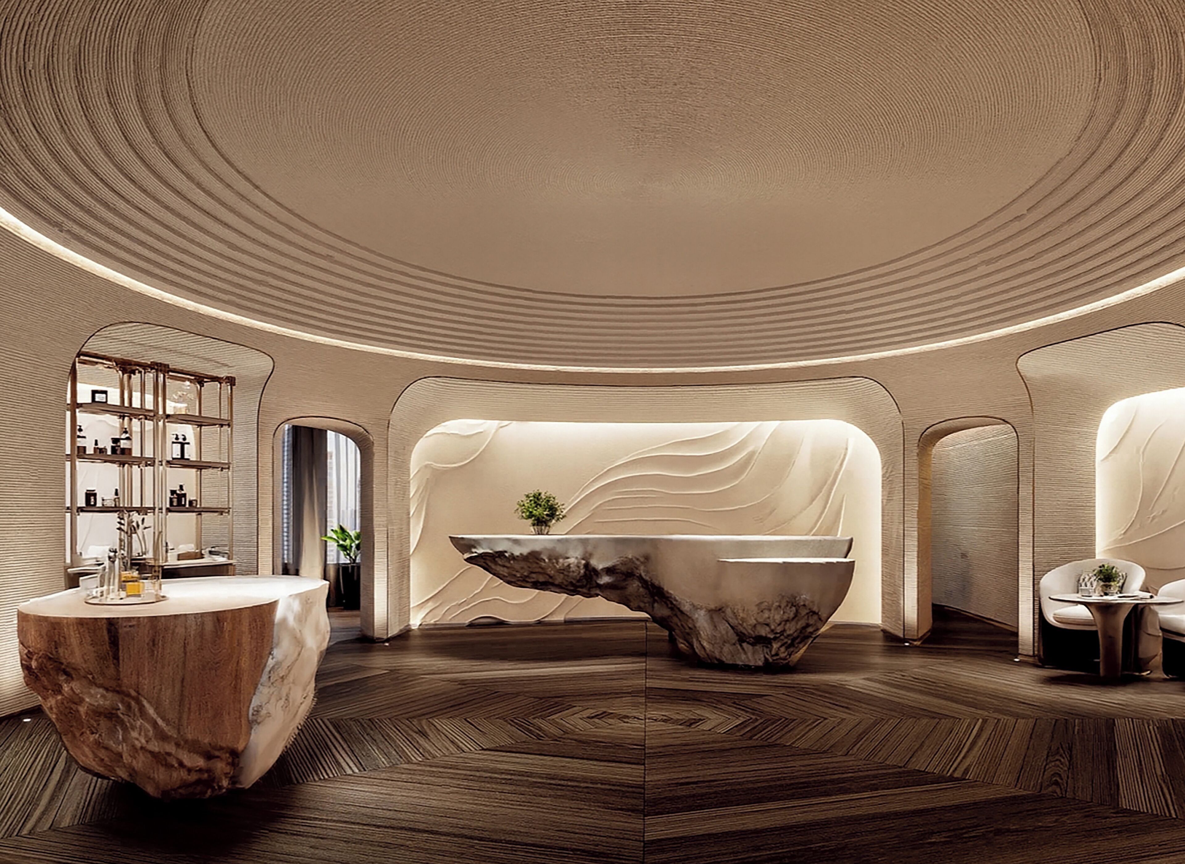 Couples treatment rooms, sauna, hot tub, steam room, Turkish bath