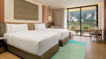 Premier Room, 2 Katil Bujang (Single) | Kalis bunyi, seterika/papan seterika, Wi-fi percuma