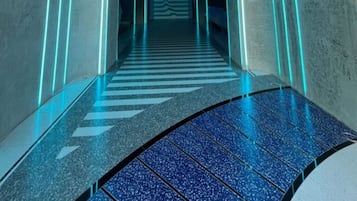 Interior entrance