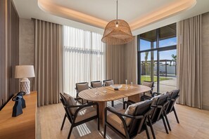 Maison Villa with Murjana Waterpark Access | Living area