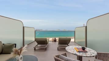 Rom, 1 kingsize-seng, terrasse, sjøutsikt