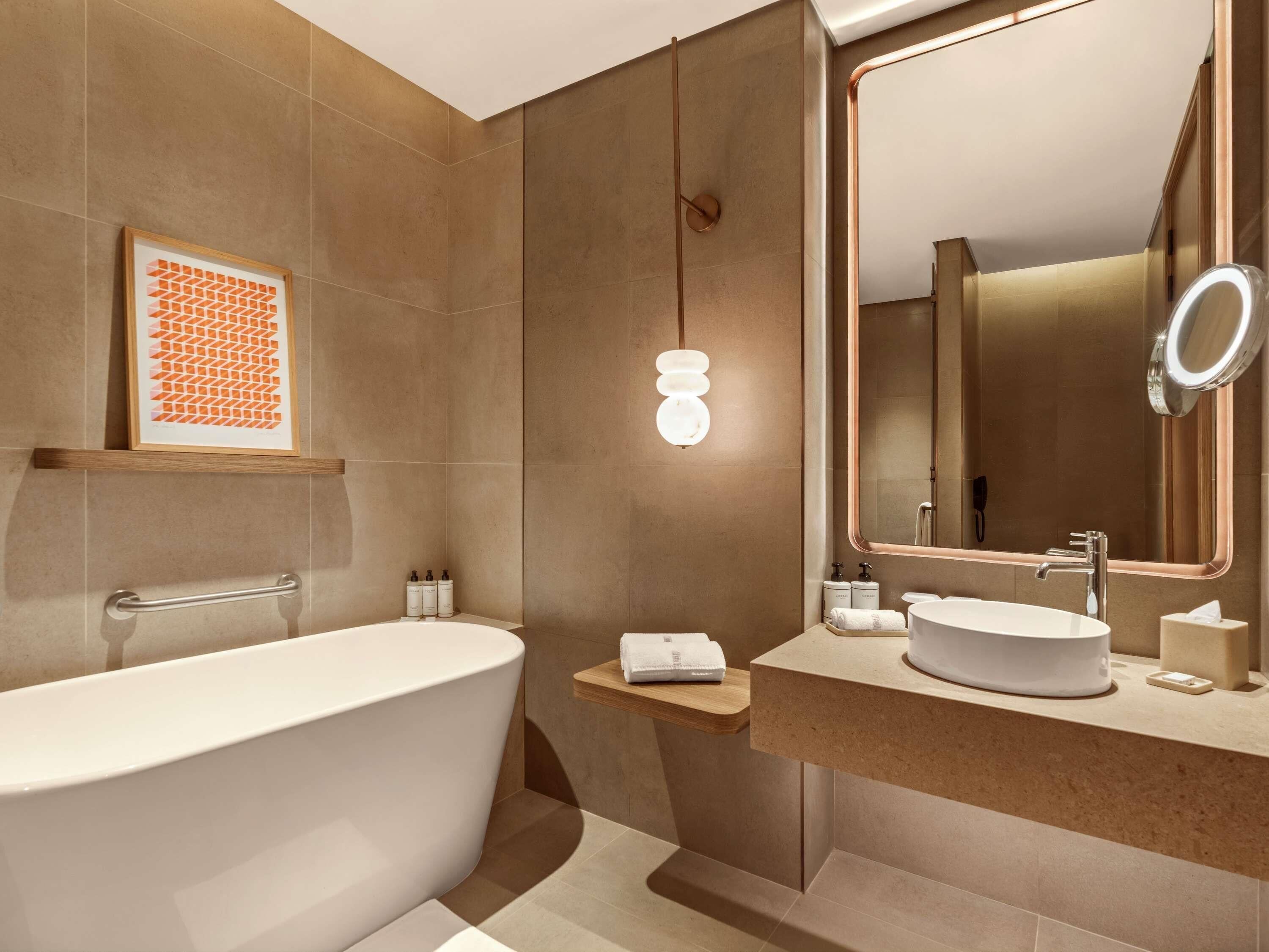 Free toiletries, hair dryer, bathrobes, slippers