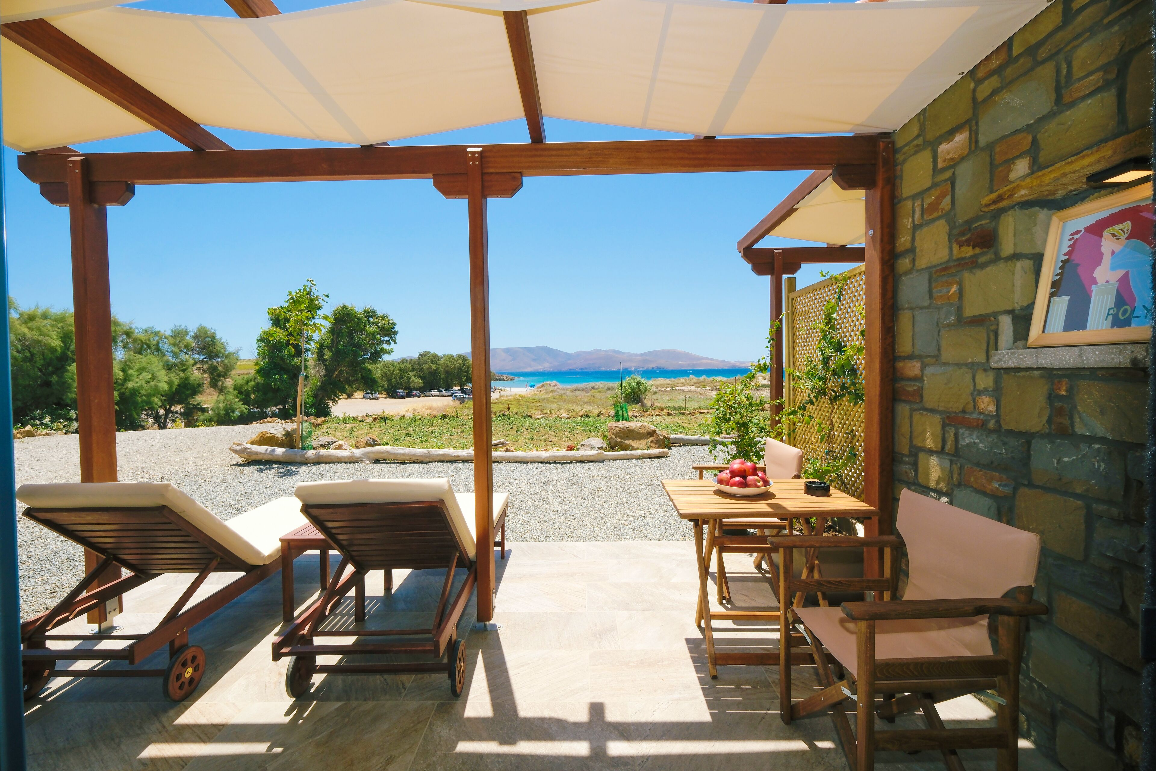 Apartment, 1 Bedroom, Patio, Beach View | Terrace/patio