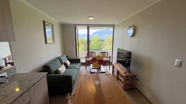 家庭獨棟房屋, 陽台, 山谷景觀 | 起居區