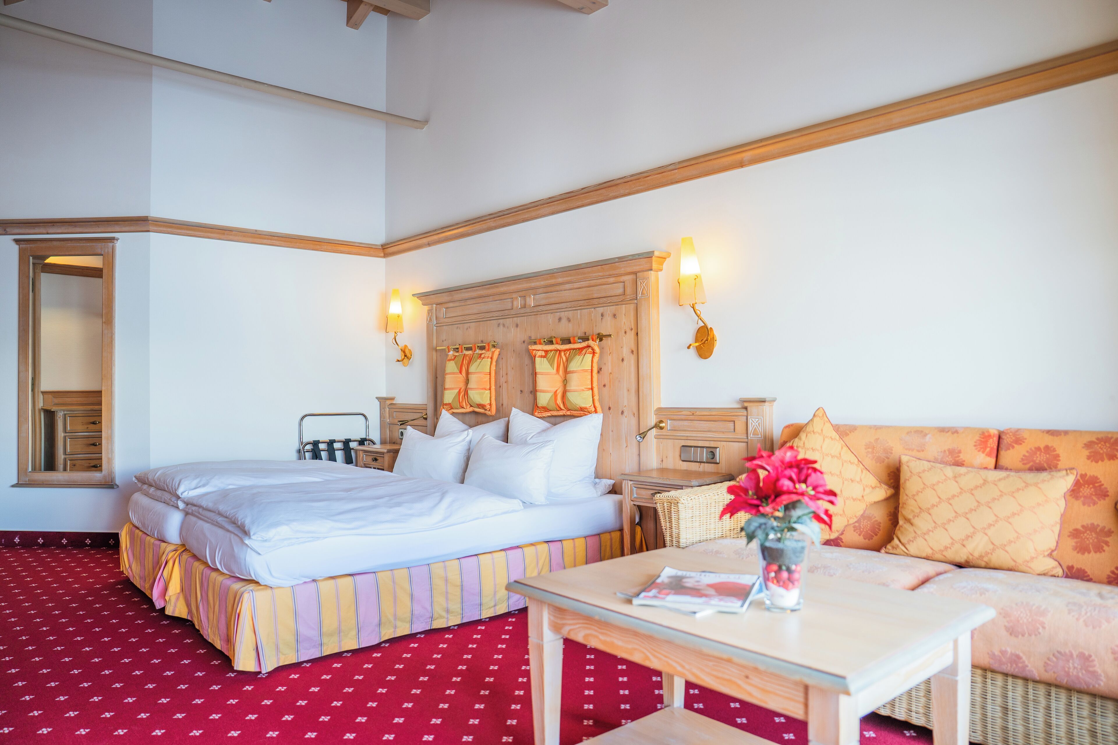 Premium-Doppel- oder -Zweibettzimmer, Bergblick