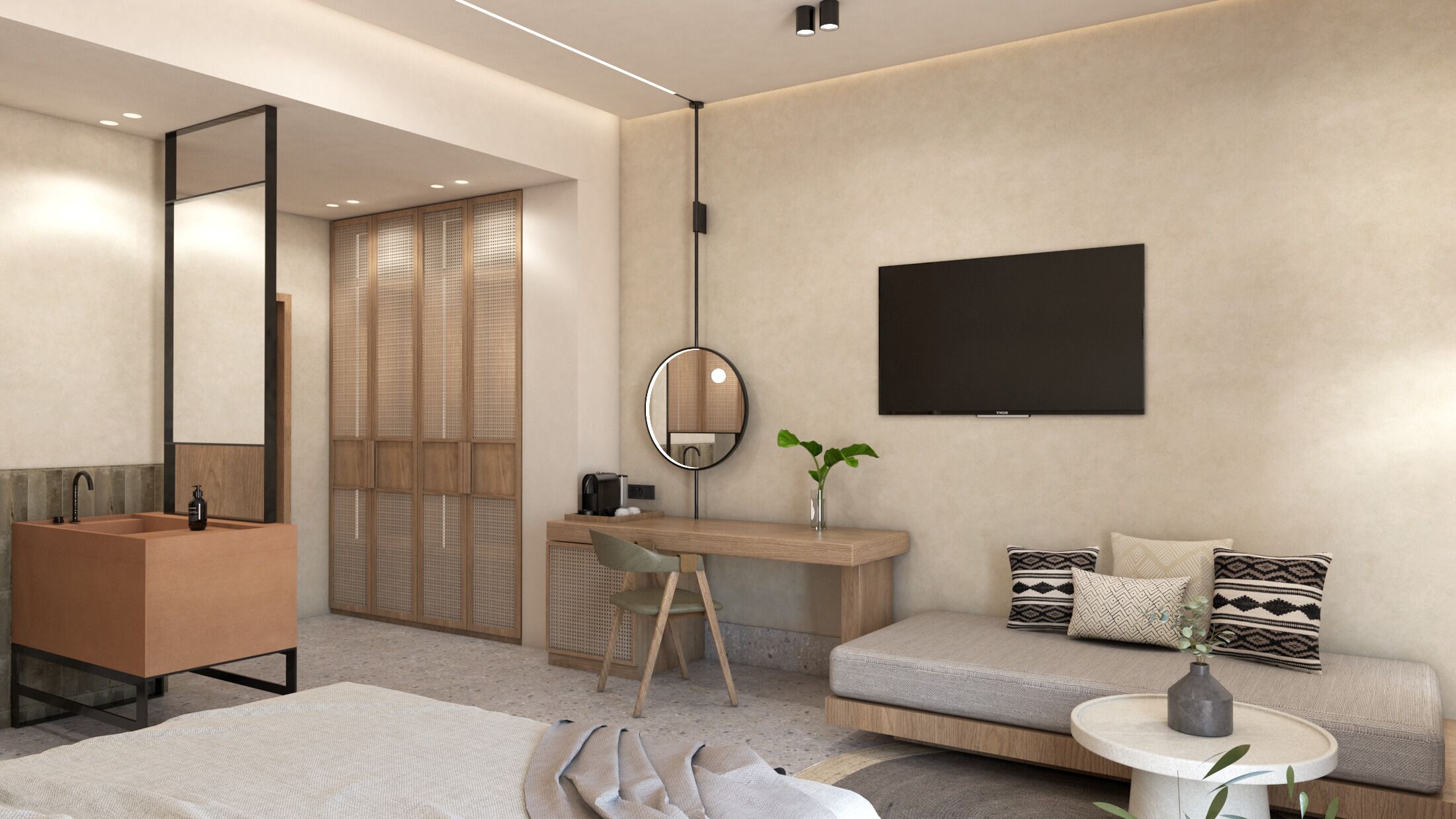 Junior Suite with Sea View | In-room safe, blackout drapes, free WiFi