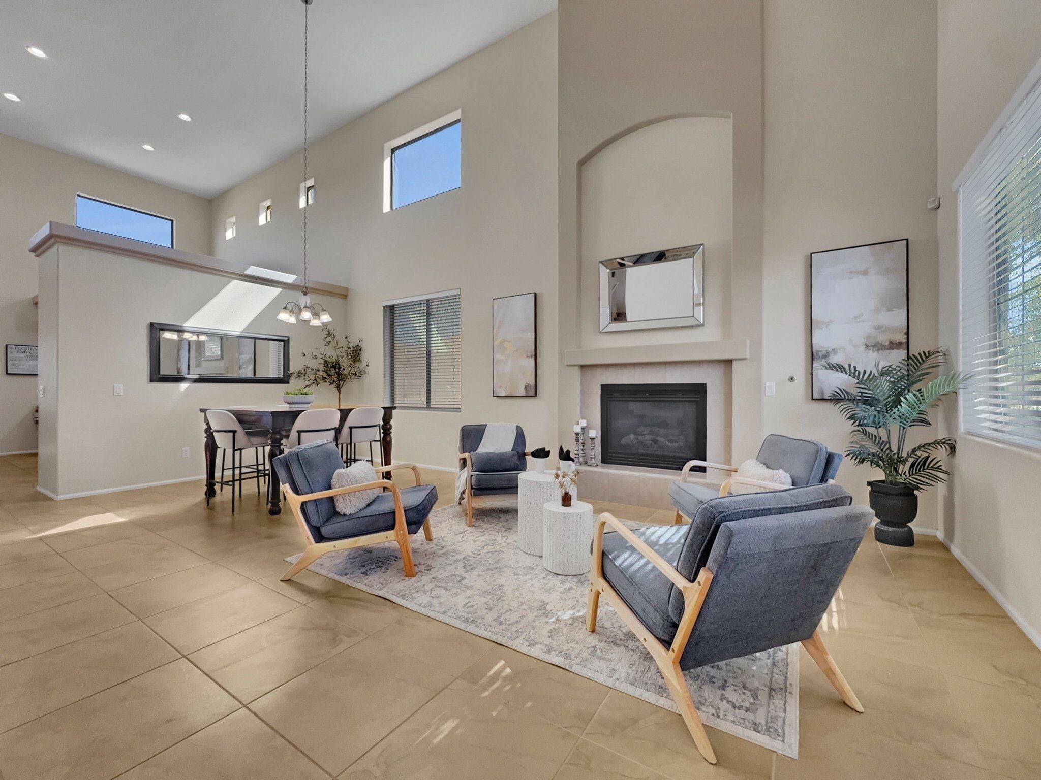 บ้านพัก, หลายเตียง, ลานระเบียง, วิวสวน (Bustos Maricopa) | ภายใน