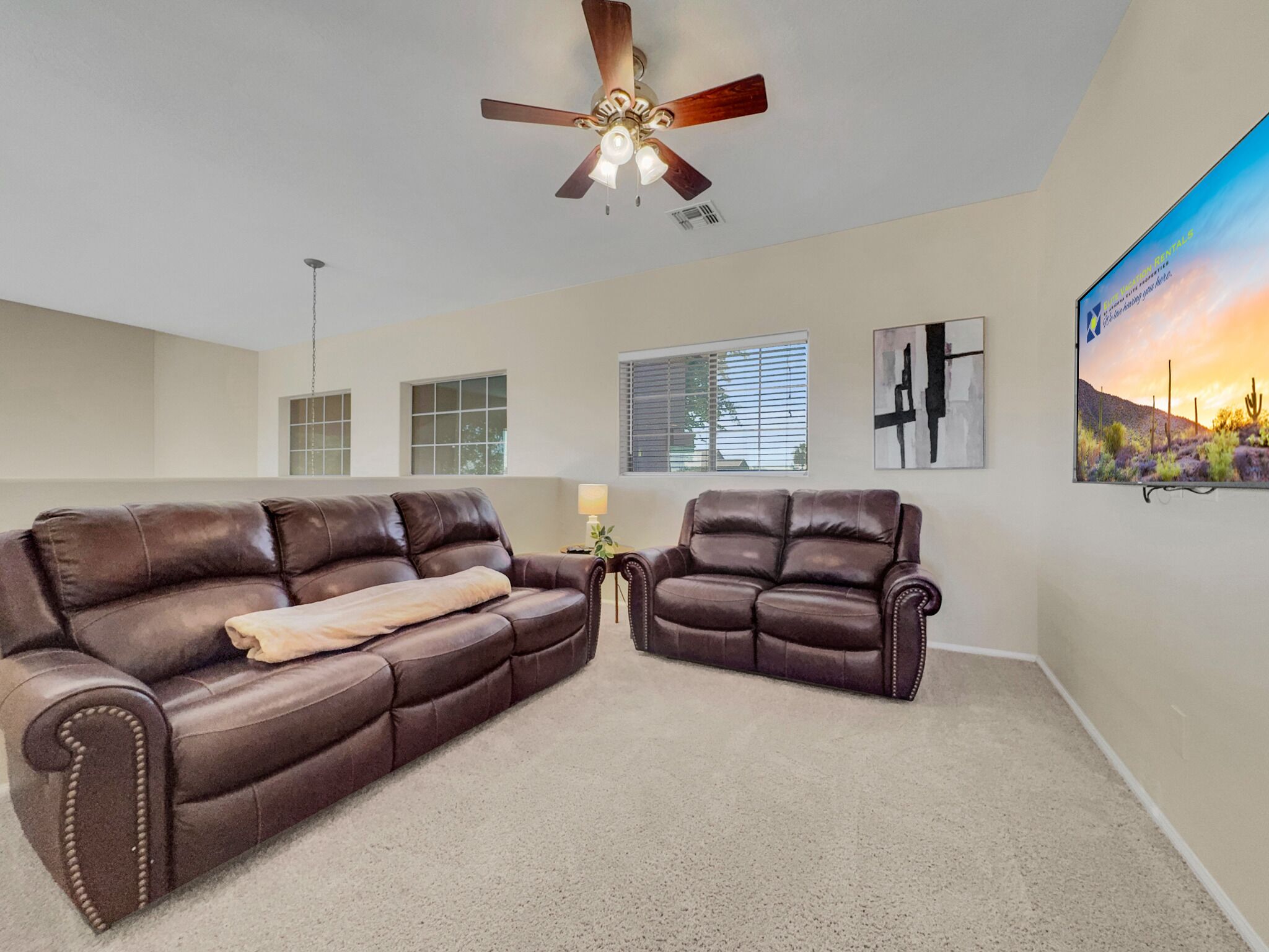 Ferienhaus, Mehrere Betten, Terrasse, Gartenblick (Bustos Maricopa) | Wohnbereich