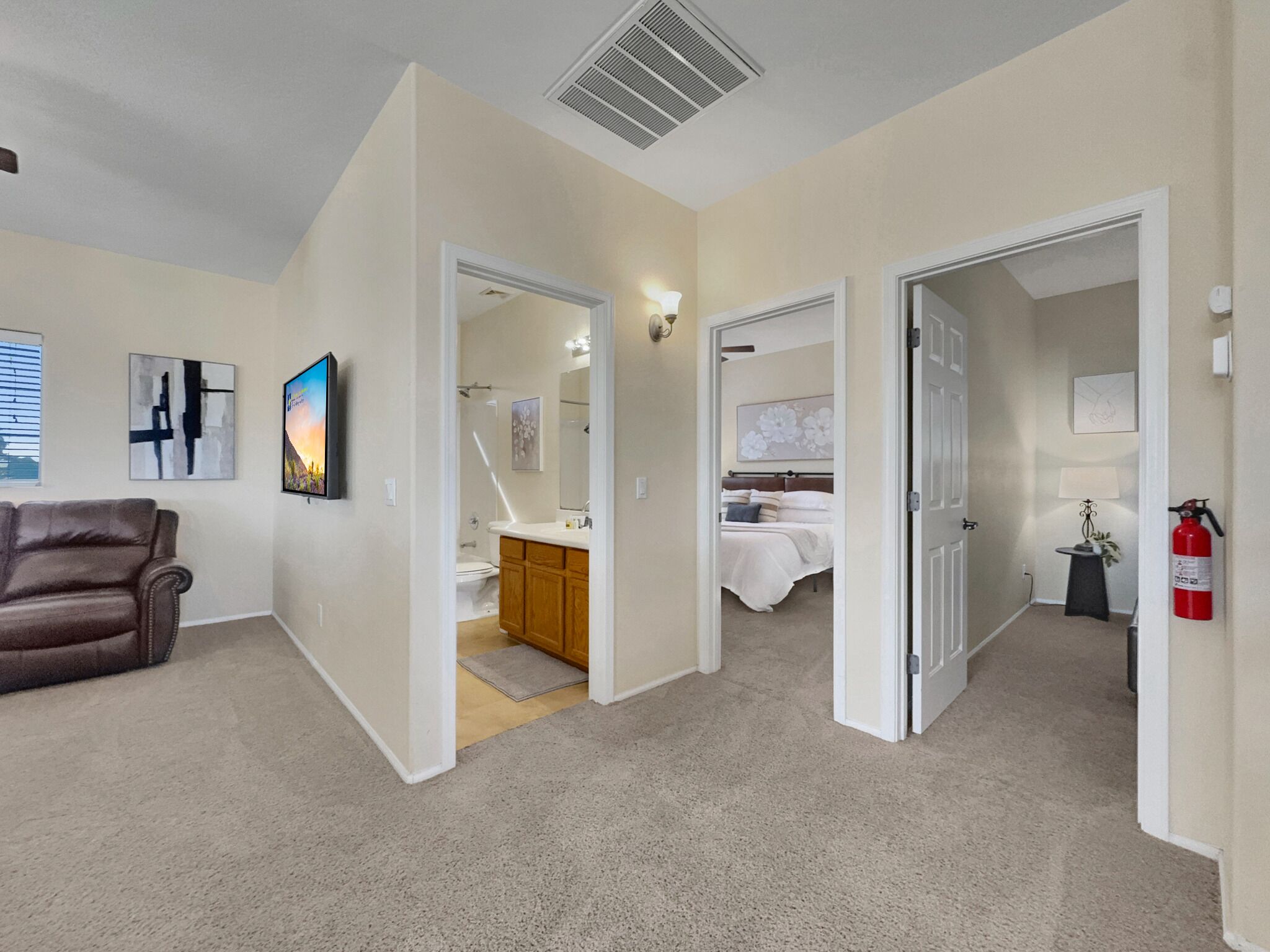 บ้านพัก, หลายเตียง, ลานระเบียง, วิวสวน (Bustos Maricopa) | 4 ห้องนอน