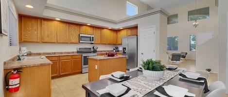 Ferienhaus, Mehrere Betten, Terrasse, Gartenblick (Bustos Maricopa) | Eigene Küche