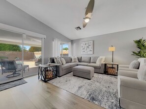 House, Multiple Beds, Pool Access, Pool View (153rd Surprise) | Living area - 153rd Surprise (Surprise)