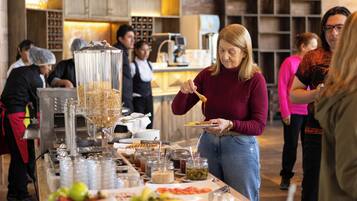 Frokostbuffé er inkludert hver dag
