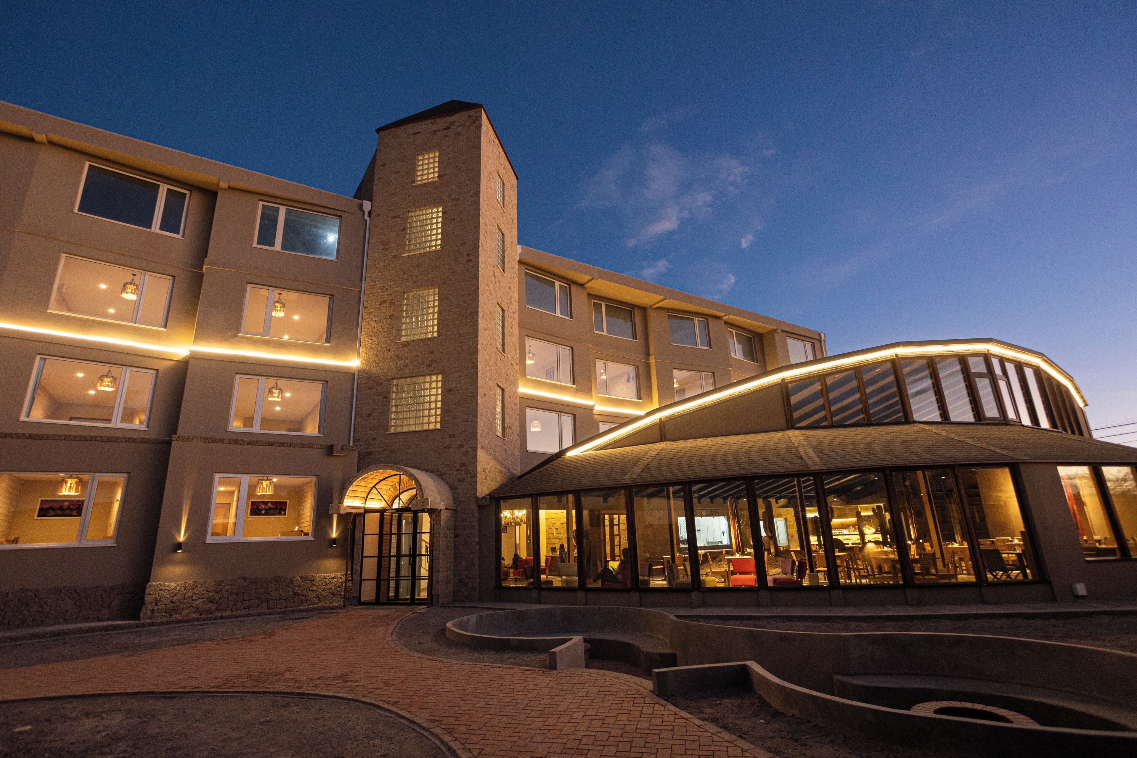 Fassade der Unterkunft