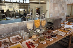 Gratis frukostbuffé varje dag 