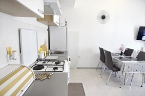 Apartment, 2 Bedrooms, Balcony, City View | Dining room - Quiet Holiday Apartment With Balcony (Umag)