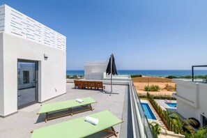 Terrace/patio - By The Beach Nova Seaview Villa (Protaras)