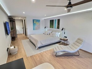 1 bedroom, iron/ironing board, travel crib, WiFi